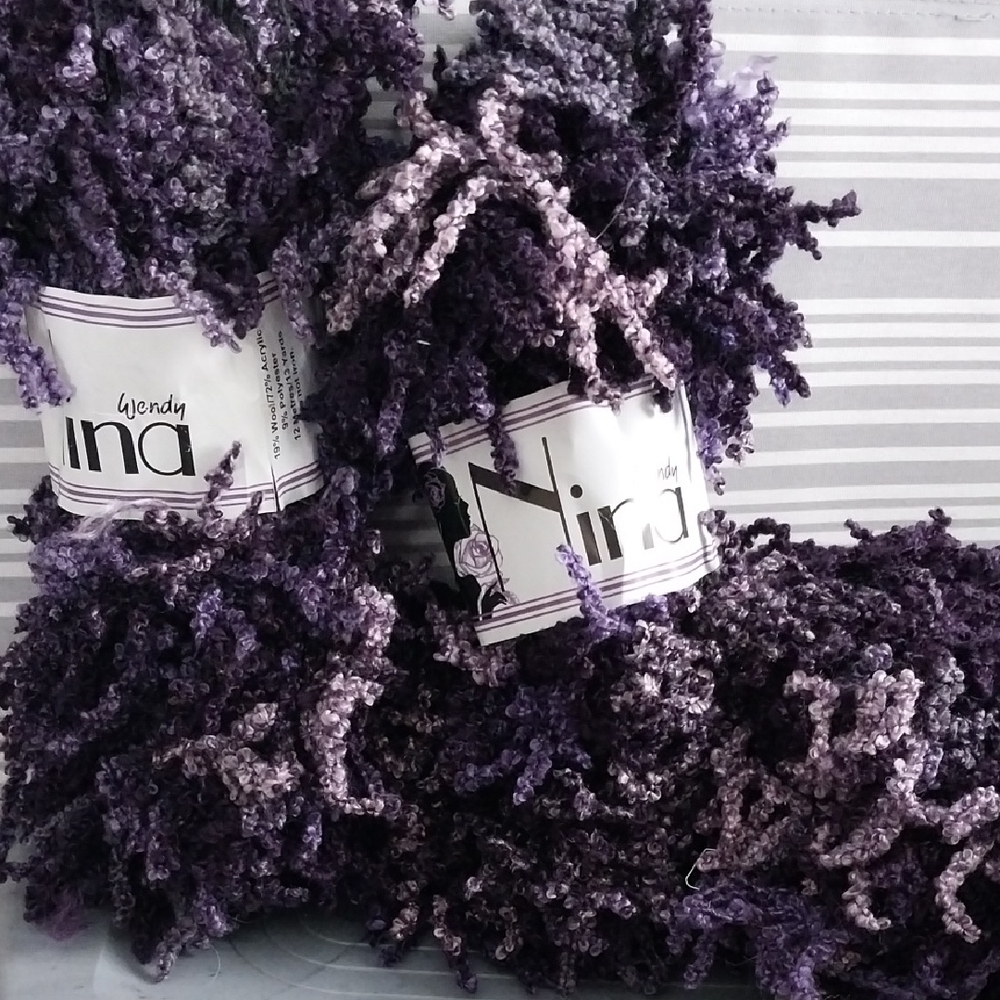 Nina Variegated Purple Yarn